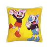 Cupheads And Mugman Square Pillow Covers Polyester Couch Great Retro Game Cushion Case Cool Home Decoration Pillow Cover