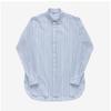 Orari A24SS01oS Light Blue Stripe Hard TwiSt Pin Organza Stripe Men S Shirt