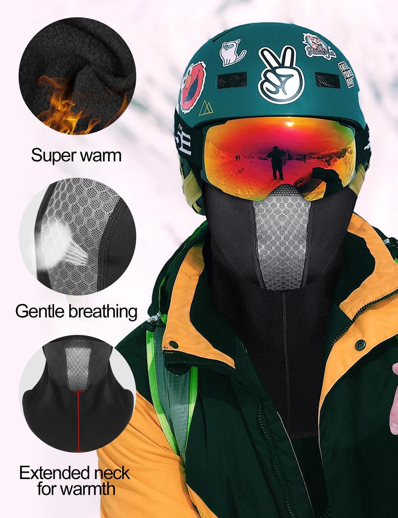 INBIKE Balaclava Motorbike Bicycle Balaclava Winter Ski Full Face Mask For Cycling Hiking Skiing Snowboarding and Other Outdoor Winter Sports Black