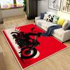 Retro Vintage Motorcycle Area Rug Large,Carpet Rug for Living Room Bedroom Sofa,Kitchen Bathroom Doormat Non-slip Floor Mat Gift