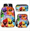 Brain Secret Service Inside Out Cartoon Three-Piece Set School Bag School Bag School Backpack Backpack