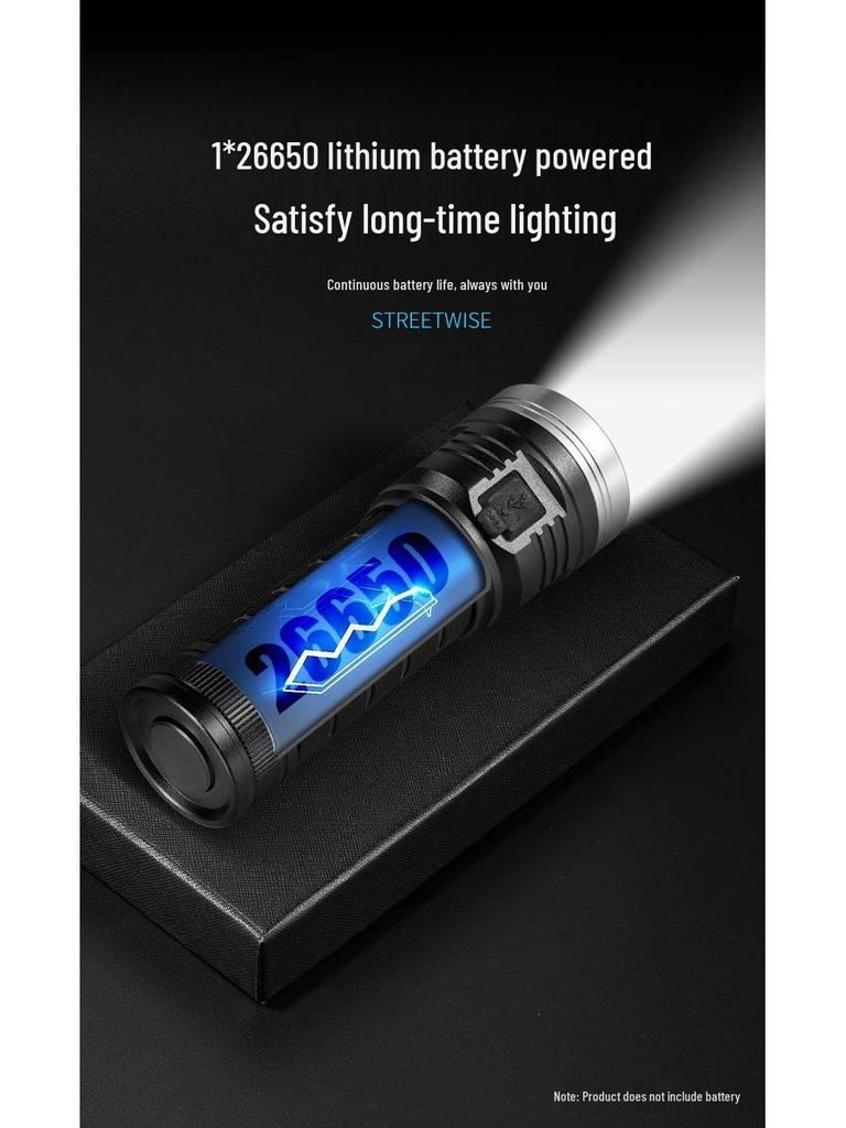 Rechargeable Ultra-Bright Portable Flashlight for Outdoor Climbing