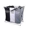 Foldable Oxford Cloth Laundry Basket - Single & Multi-Compartment Options for Bathroom Storage