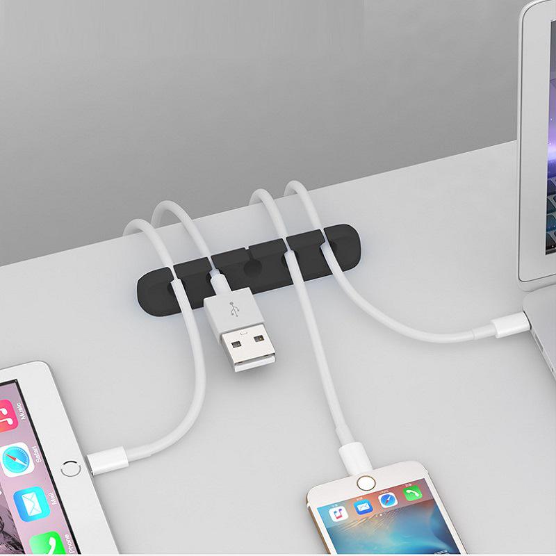 Mini Silicone Cable Organizer for Earphones and Chargers