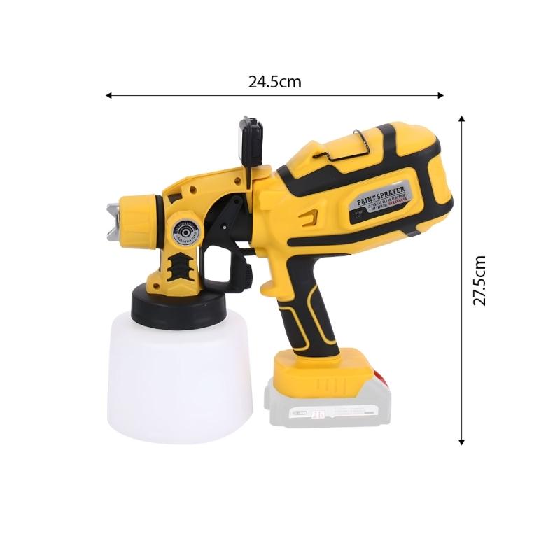 Paint Sprayer HVLP Electric Sprayer Paint Guns, 650W, 3 Nozzles,Paint Sprayer for House Painting, Home Interior