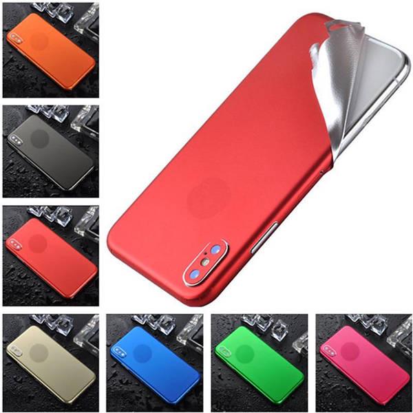 Full Body Candy Color Decal Sticker Wrap Skin Case Cover for iPhone 5 5S SE 6 6s 7 8 Plus X Ice Film for 6 6s Protect