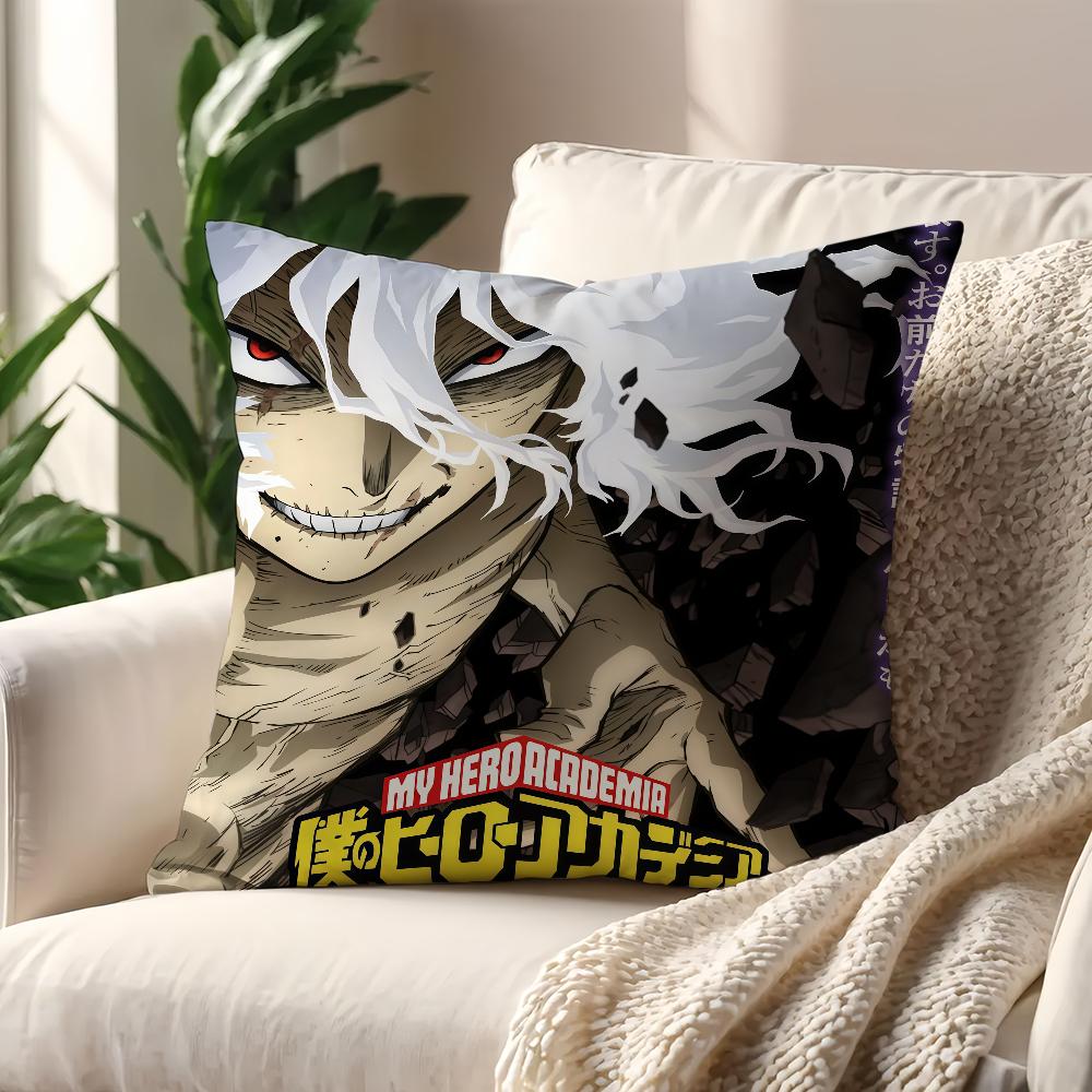 My Hero Academia Anime 8 cushion cover For Pillow Sofa Printing Decoration Room Home Office Coffee Shop Car Nordic Simplicity