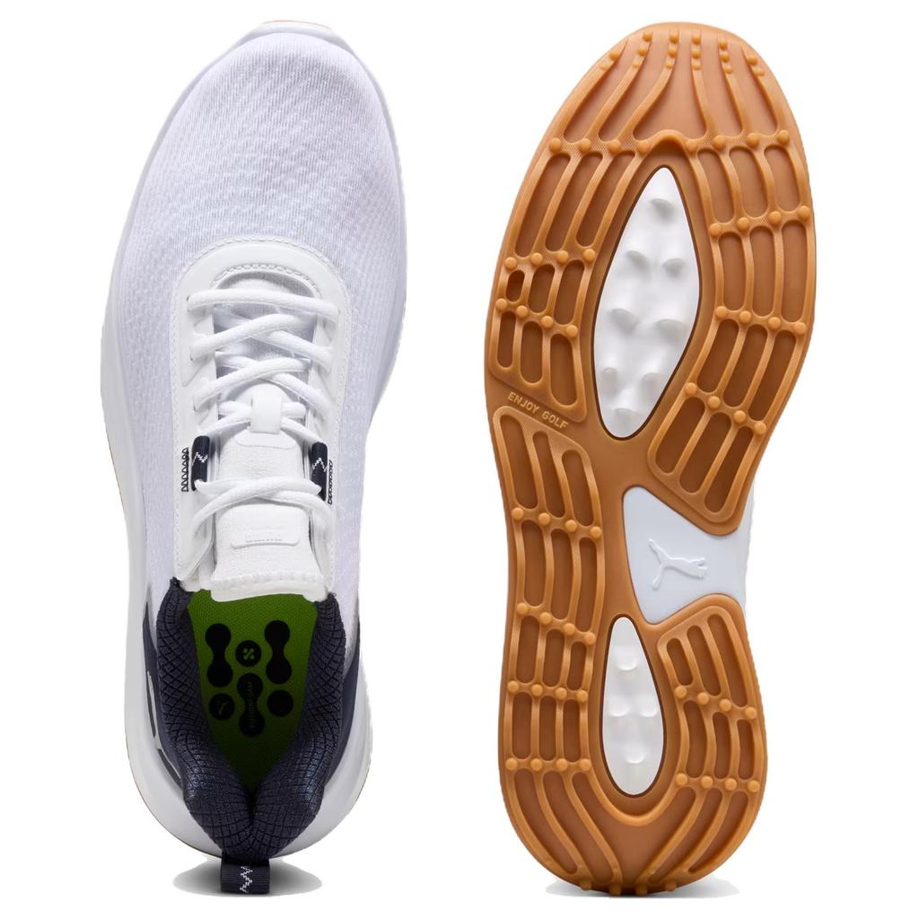 Puma Fusions Crush Sport Comfortable Fashion Low-Top Golf Shoes Men sneaker White Blue 379204-07