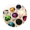 12PCS Rhombus Nail Glitter Sticker Set 3D Slice Kit Diamond Sequins Nail Manicure Polish Gel Tips