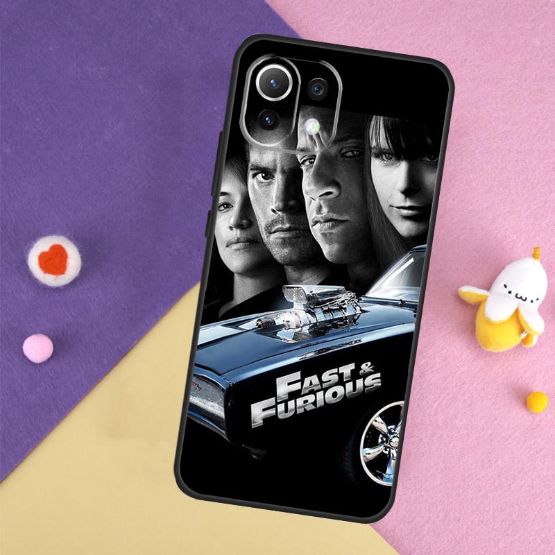 Fast and Furious Moive Case For Xiaomi 13T 11T 12T 14T Pro 13 14 15 Ultra POCO X7 Pro X3 X5 X6 F5 F6 M6 Pro Cover