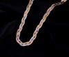 Titanium Steel Necklace Women'S O-Chain Lip Chain Plated Real Gold 18K Non-Fading Collarbone Chain Neck Chain Plain Chain