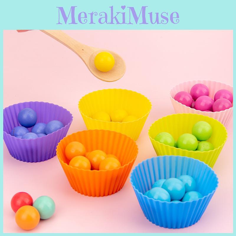 Wooden Sorting Puzzle For Children Educational Toy Development Cognition Color