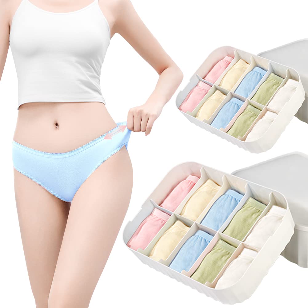 

Freego Disposable Maternity Perfect for Hospital Disaster International and Business Trips 20-Count Women s Panties, Colorful, 100% Cotton, Panties,
