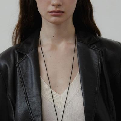 LOVE ME MONSTER Mont Long Leather Necklace (L243MNK040)