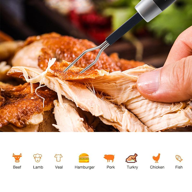

TS-BN60 Digital BBQ Meat Thermometer Fork Electronic Barbecue Temperature Tester Tool Type A