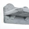 4PCs Wall-Mounted Cat Shelves w/ Scratching Post, Hammock, Nest - Grey