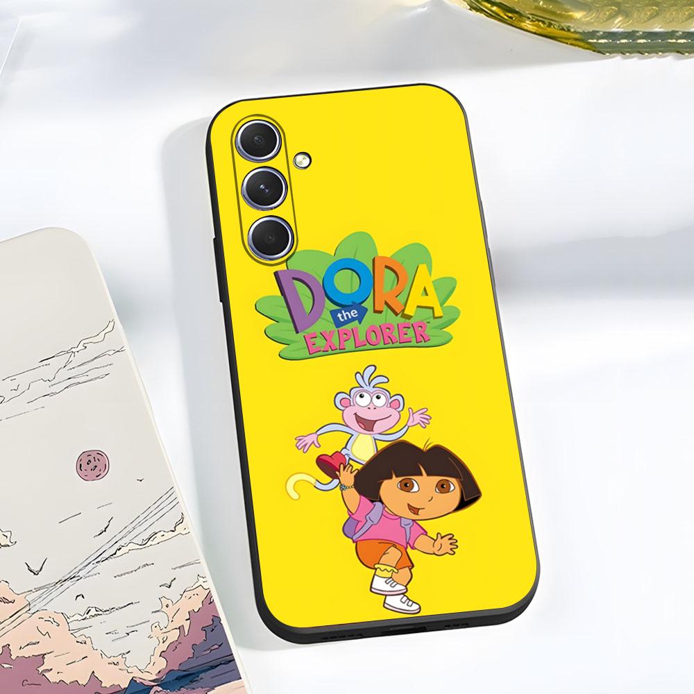 

Cute D-Dora Phone Case For Samsung A56 A36 A26 A16 A15 A25 A35 A55 A14 A34 A24 A54 Black Soft Shell Samsung A36