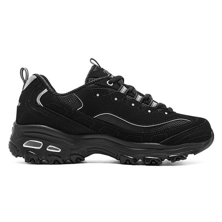 Skechers D'lites Black Silver Women's 66666179-BBK