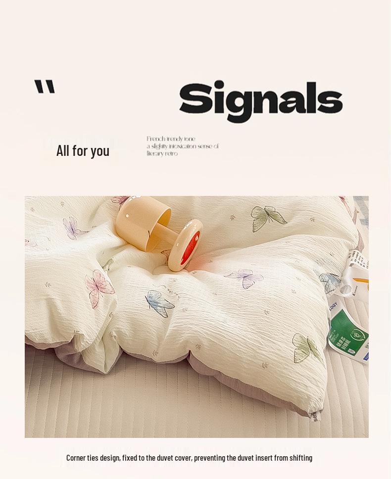 Verdickte Winterspitze Pompon Steppdecke – Warme Baumwolle für Einzel-/Doppelwohnheim, Frühling/Herbst