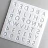 Small 26 Capital Letters Resin Silicone Mold Letter Epoxy Mold DIY Jewelry Making Accessories Digital Keychain Mold