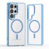 Luxury Acrylic Clear For MagSafe Wireless Charge Case For Samsung Galaxy S25 S24 Ultra FE A56 A36 A16 A15 A35 A55 Magnetic Cover