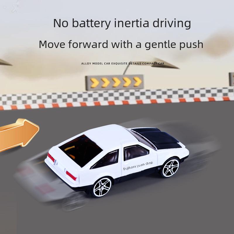 Children's Alloy Sliding Toy Sports Car Metal Model Cake Ornaments Decoration