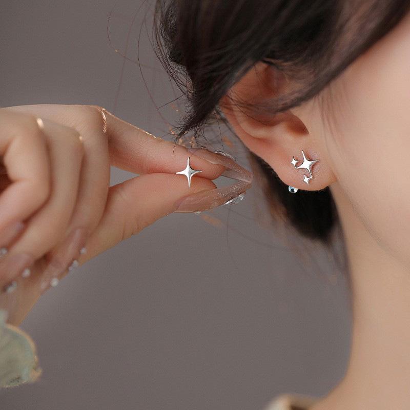 Goldene doppellagige runde Creolen für Damen, Vintage, übertriebene C-Form, Hängeohrringe, Trendiger Statement-Schmuck, Geschenk