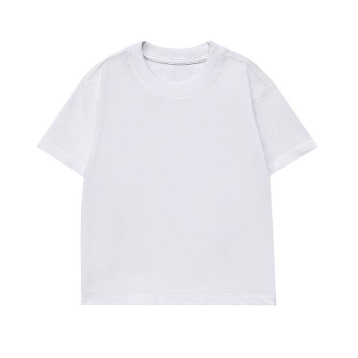 Customizable Kids UV Protection Quick-Dry T-Shirt in 230g Cool Cotton, Short-Sleeved, Moisture-Wicking for Boys & Girls 110 cm