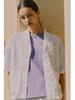 LIFE STORE by BEAMS Sheer Check Jacket Size S BMING (Sizes S-M) Women's White,
