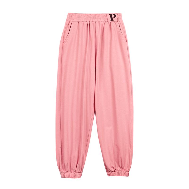 LUSON Girls  Stain-Resistant Loose Casual Pants 110