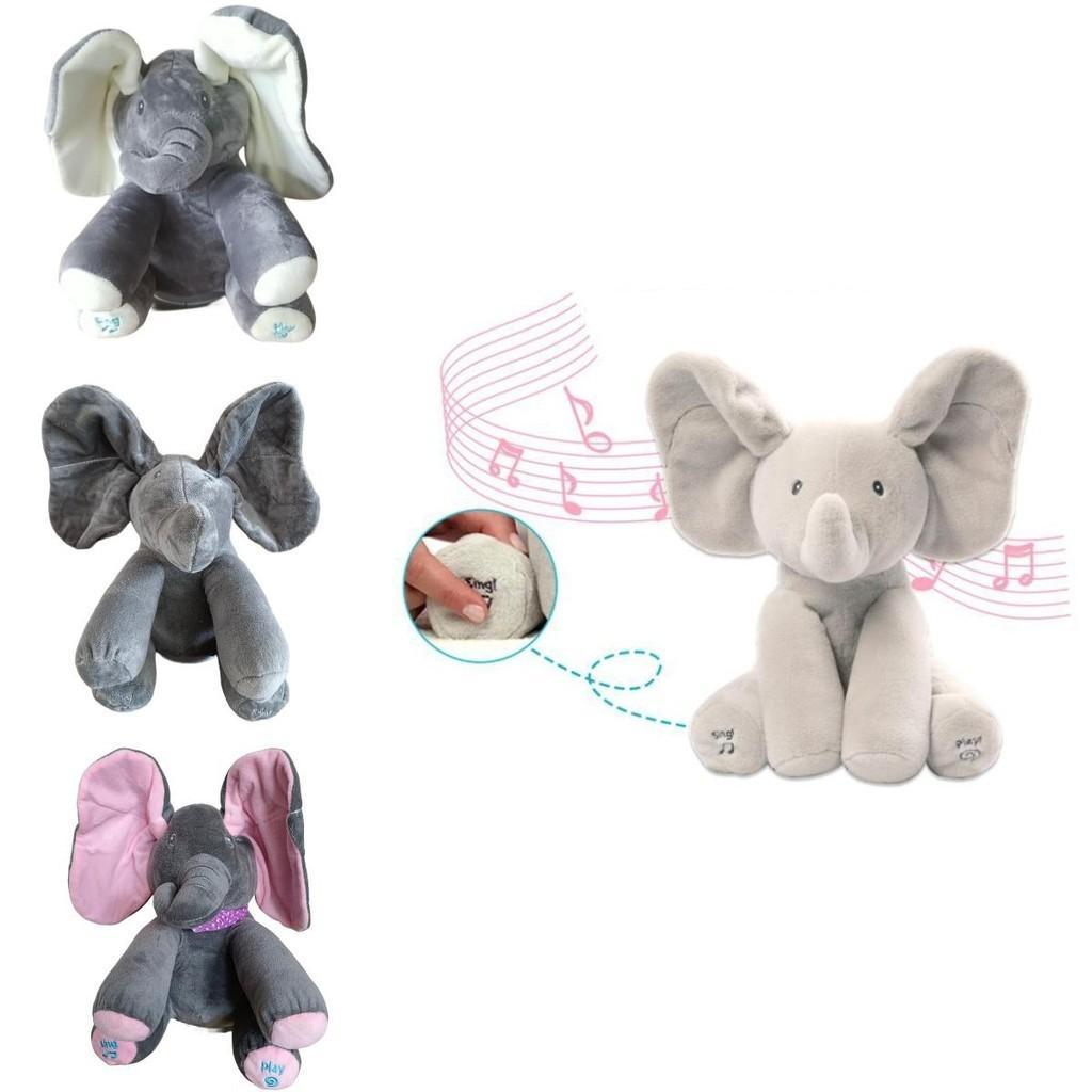 Entzückendes Elefanten-Plüschtier mit beweglichen Ohren Perfektes Babygeschenk
