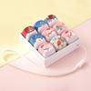 9-Key Keycap Fidget Keychain Cartoon Animals Keyboard Clicker Toy Keyring  Christmas Gift