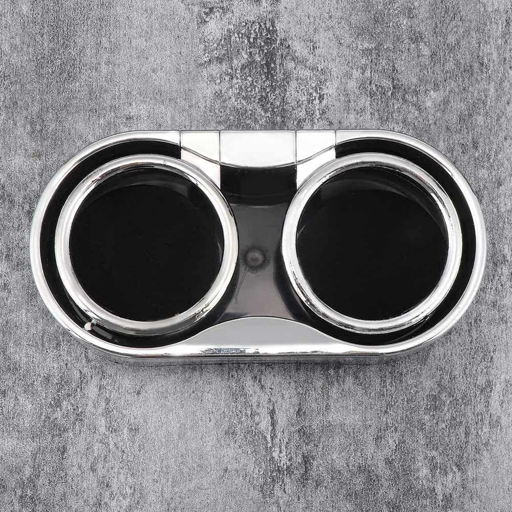 Dual Hole Universal Auto Drink Bottle Holders with 2 Pull Rings Adhesive Mount Cup Holder