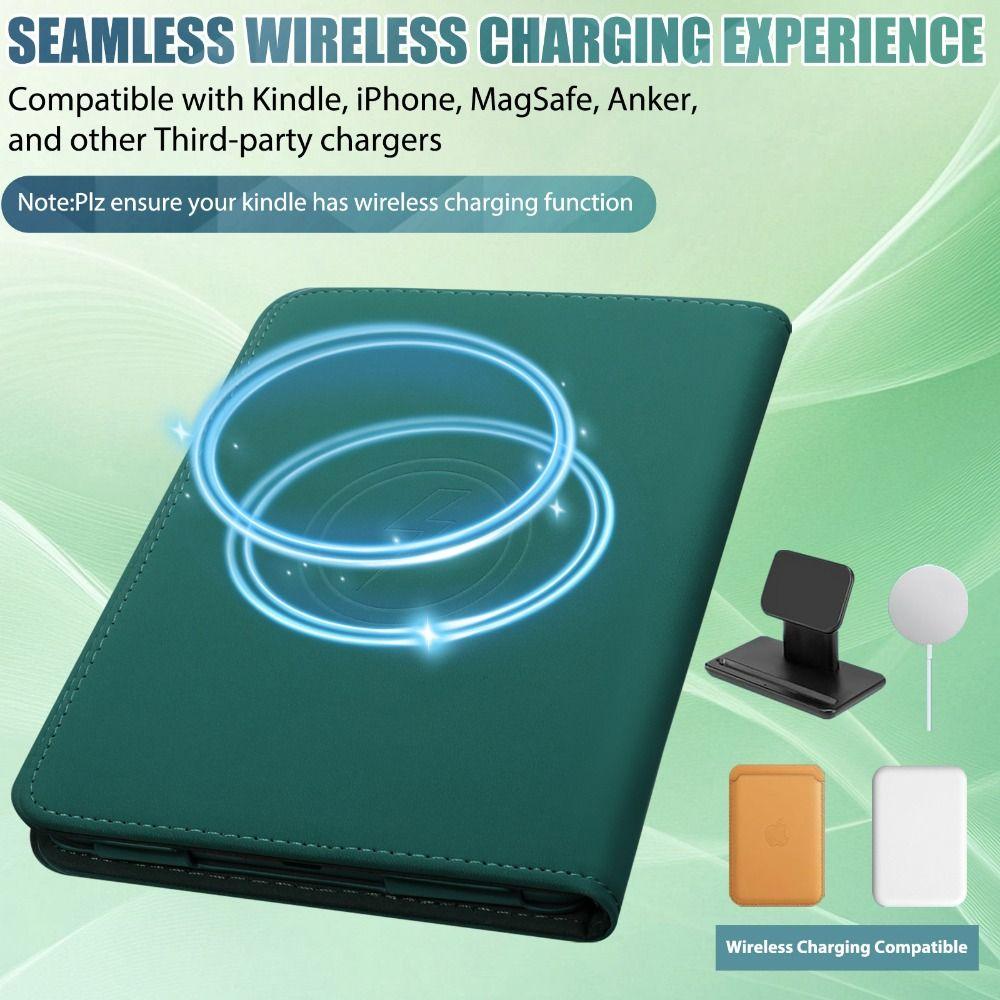 Auto Wake/Sleep Protective Case Magnetic Wear Resistant e-Reader Shell for Kindle Paperwhite 2026 (12th Gen) 7 Inch Colorsoft