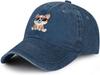 Cool Corgi Dog Wearing Sunglasses Baseball Cap Washed Cotton Casual Adjustable Hat for Dog Lovers