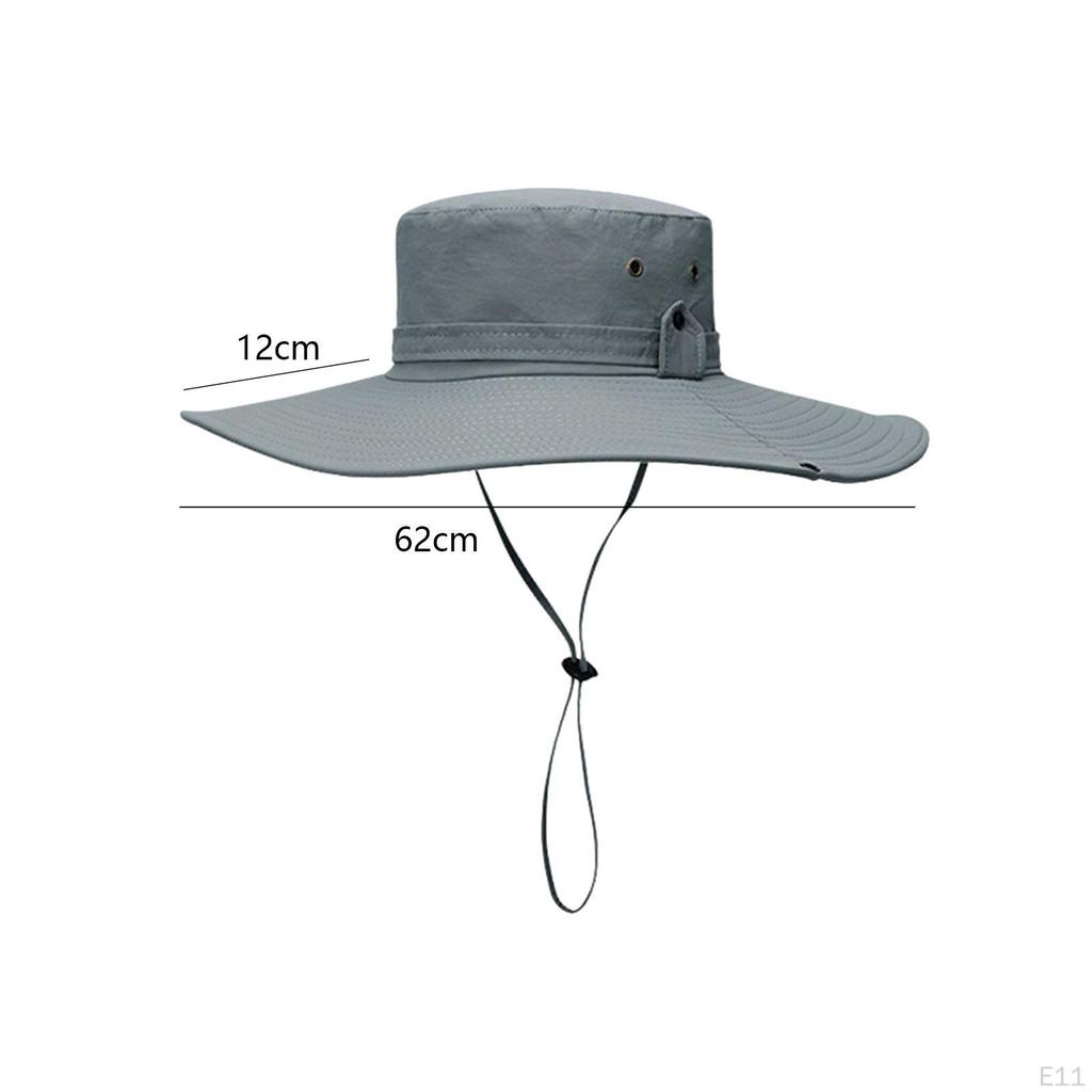 Bucket Hat Fishing Waterproof Breathable Lightweight Summer Casual Fisherman Sun Visor for