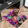 1pc Juice WRLD Print Area Rug - Soft, Washable Non-Slip Indoor Mat for Office Chairs, Living Room, Home Office Decorative Rug