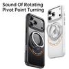 360° Mechanical Torque-Sound Rotating Stand Holder Magnetic Magsafe Phone Case for IPhone 16 15 14 13 17 Pro Max Plus 17Air 16E