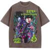 Mob Psycho 100 Kageyama Shigeo Printed Tee Men Women Washed Cotton T-shirts Manga Vintage T Shirt Harajuku Male Oversized Tshirt