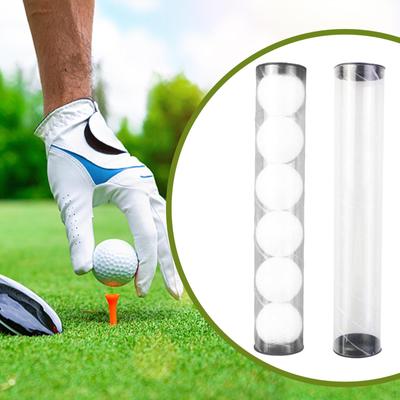 Golf Ball Tube Barrel Clear Outdoor Transparent Accessories 47mm Carrying