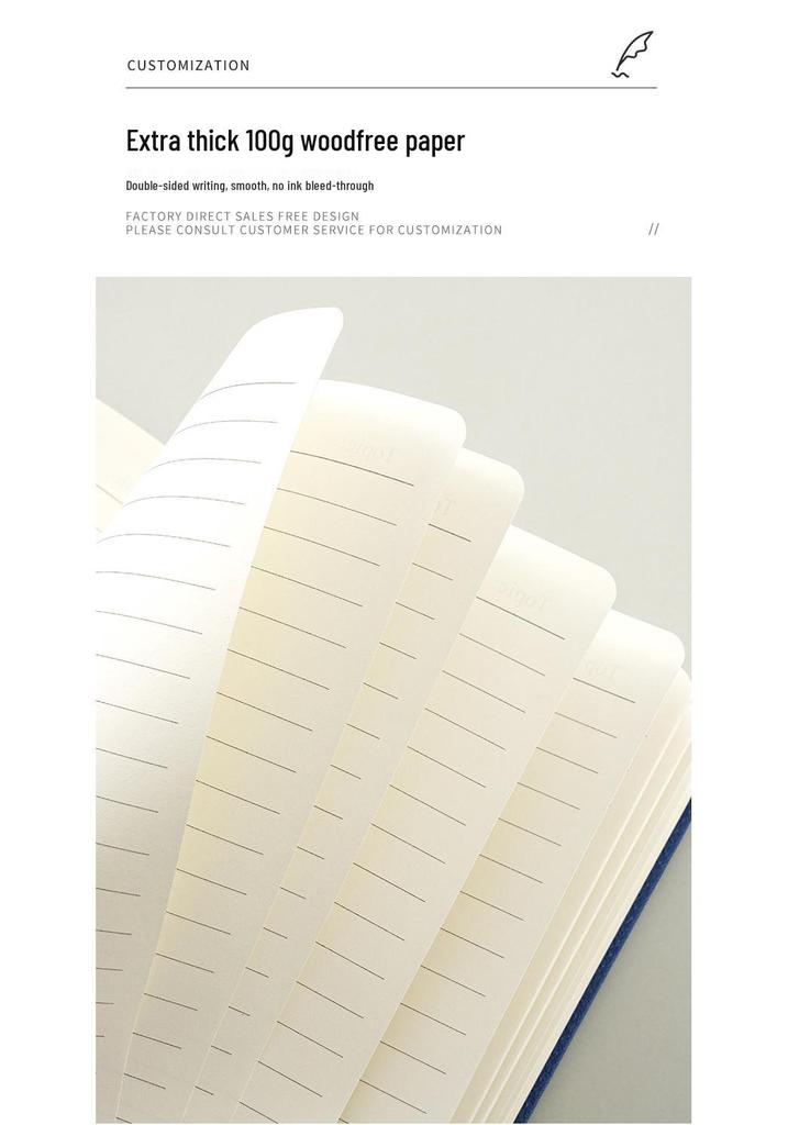 A5 Magnetic Buckle Notebook Set - Custom Logo for Business, Office, and Campus Meetings.