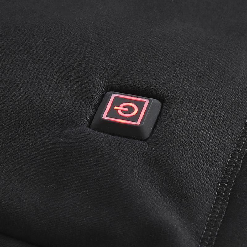 Unisex USB-Charged Heated Thermal Underwear Set with Constant Temperature Control and Plush Lining