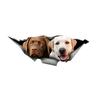 Black Cocker Spaniel Car Sticker Ripped Metal Sticker Waterproof Pet Dog Dog Fun Decal
