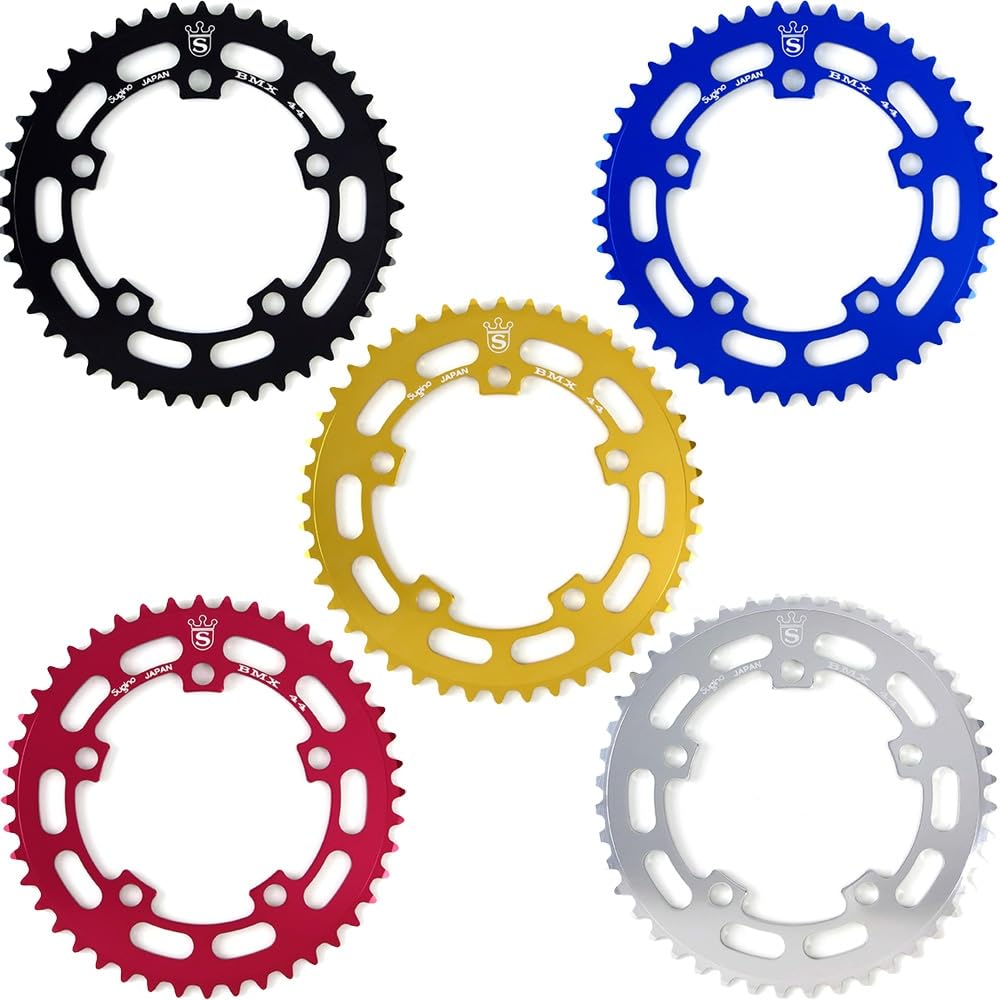 

Sugino BJ110 44T Chainring, Black, (for BMX) чёрный