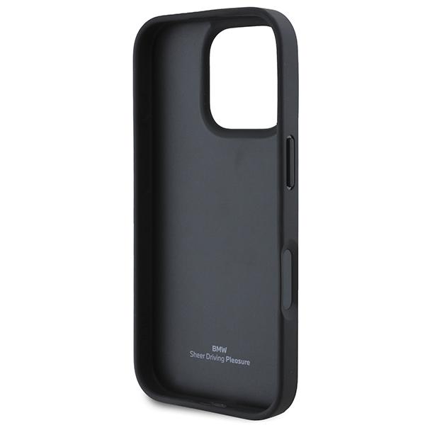 Bmw Bmhcp16Xsllbk Iphone 16 Pro Max 6.9Czarny/Black Hardcase Leather Hot Stamp