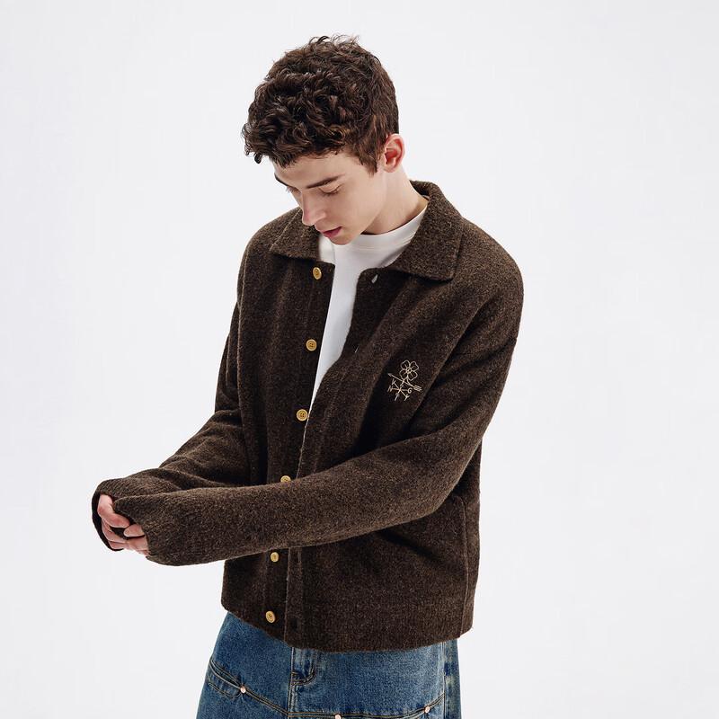 Unisex Wool Knit Cardigan Sweater