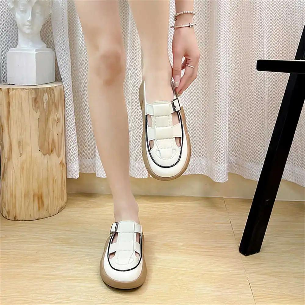 Fashion Sumer Flat-heeled Classic Golf Shoes Yellow Sandals Woman Green Slippers Sneakers Sports Industrial Sewing Tenks Particular