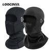 Loogdeel Winter Cycling Mask Full Face Windproof Reflective Eyeglass Hole Lock Warmth for Cold Weather Rides