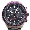 Used Citizen CITIZEN Watch Promaster Sky E660-A17W209 Black Dial Chronograph Small Second Day Date World Time Display Power Reserve Display Alarm SS