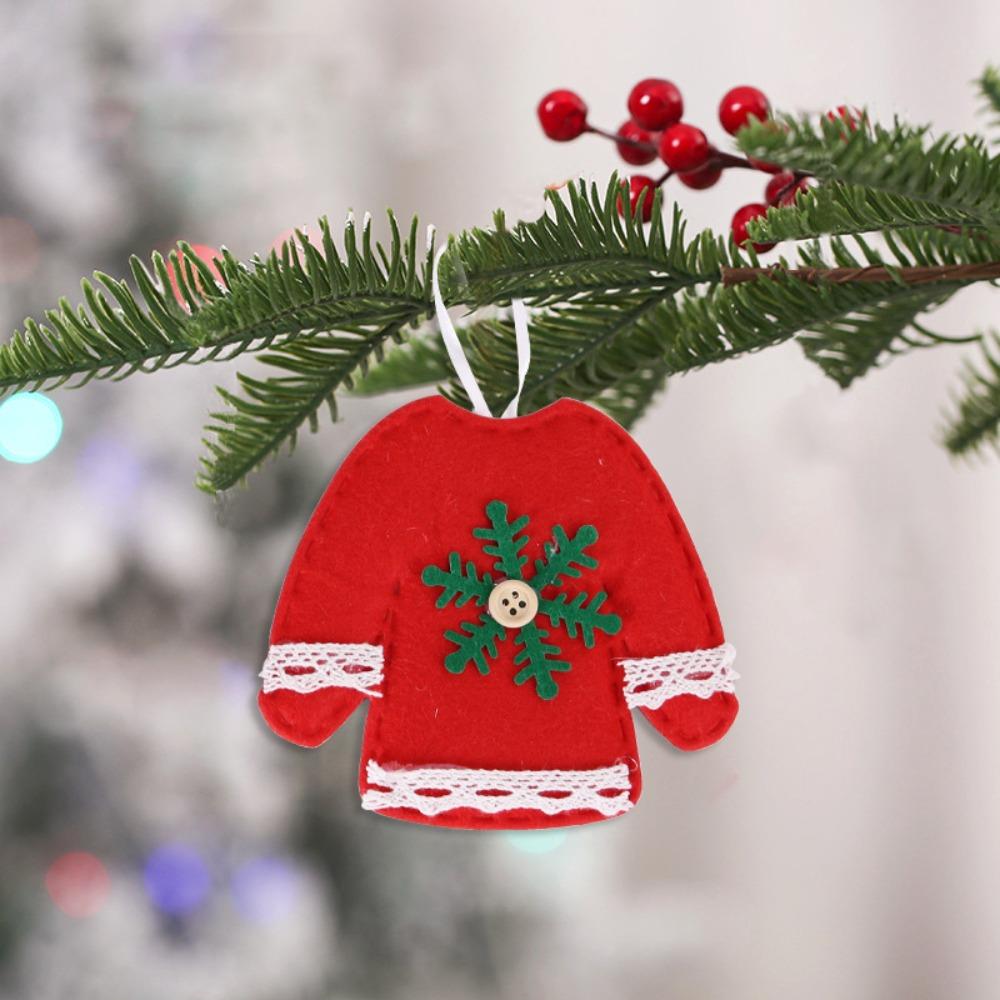 Non-woven Fabric Christmas Tree Decoration Gloves Christmas Ornament  Noel Navidad